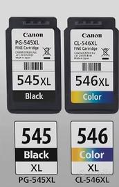 3 cartucce compatibili CANON 545XL e 546XL