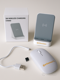 Mouse e stazione di ricarica wireless