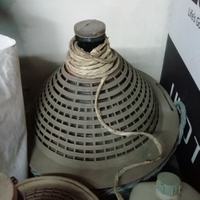 Damigiana Vintage Anni 70 54 Litri Vetro Verde
