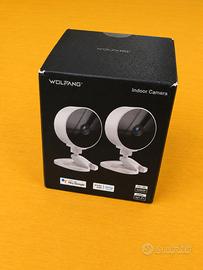 Telecamera Wi-Fi 1080P Alexa e Google Home (2 Pz)