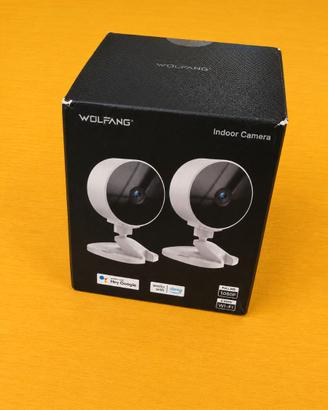 Telecamera Wi-Fi 1080P Alexa e Google Home (2 Pz)