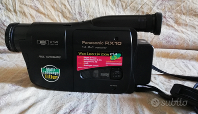 Videocamera vintage panasonic mod. nv-rx10eg