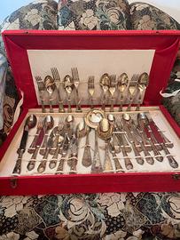 Servizio Posate Vintage Bagnato in Argento - Compl