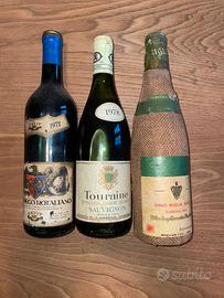 Vini antichi Teroldego 72, touraine 78, rioja 59