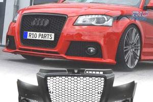 PARAURTI ANTERIORE AUDI A3 8P 08-12 RS NERO PDC