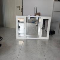 Specchio bagno con armadietto