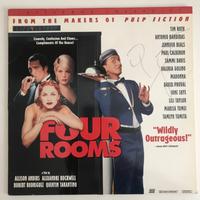 Quentin Tarantino Signed Four Rooms LaserDisc Cove