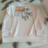 Felpa beige taglia XL Shein