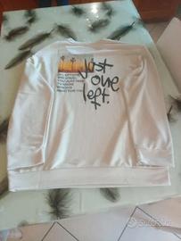 Felpa beige taglia XL Shein