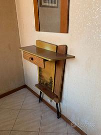 CONSOLE CON SPECCHIO STILE SVEDESE