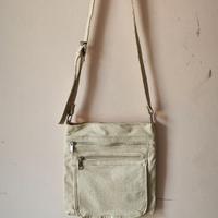 Borsa tracolla con molte tasche ecopelle
