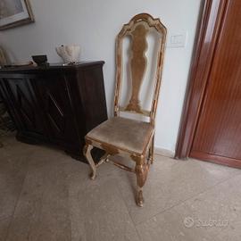 sedie sala da pranzo stile veneziano