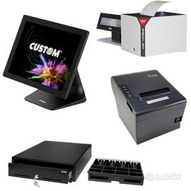 Sistema cassa fiscale completo PC, stampanti, rete