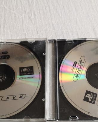 Videogiochi PS1 Air Combat e V-Rally 