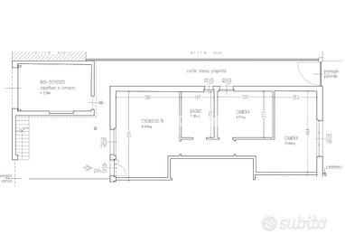 3 Locali con cortile privato completamente ristrut