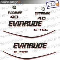 KIT ADESIVI MOTORE MARINO EVINRUDE 40 CV E-TEC