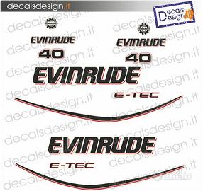 KIT ADESIVI MOTORE MARINO EVINRUDE 40 CV E-TEC