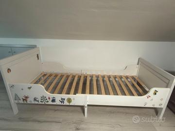 SUNDVIK Struttura letto allungabile e doghe bianco