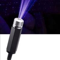 Mini proiettore LED auto USB viola casa luci nuovo