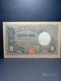 100 lire Azzurrino del 1932 Rara in conservazione 