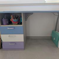 Scrivania e libreria Colombini