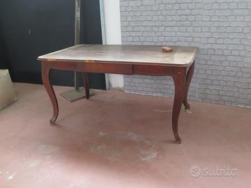 Tavolo scrittoio scrivania antica in noce