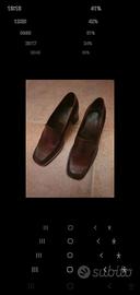 Mocassino donna in pelle e cuoio