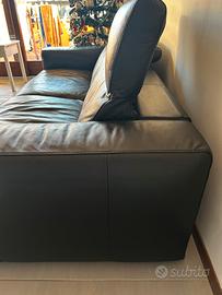 Divano vera pelle recrinabile