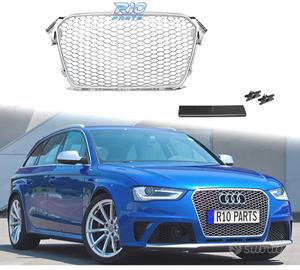 GRIGLIA PER AUDI A4 B8 11-15 COLORE GRIGIO CHIARO