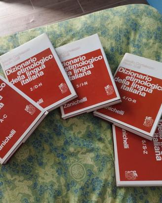 Dizionario Etimologico Zanichelli 5 volumi