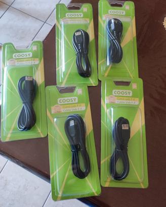 5 adattatori USB femmina-femmina nuovi

