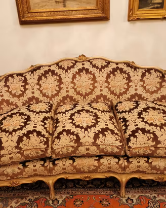 Salotto stile barocco Manifattura Bertoni