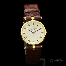Eberhard & Co lady 18kt gold 28 mm manual serviced
