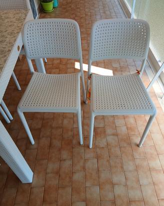 6 sedie da giardino Nardi 