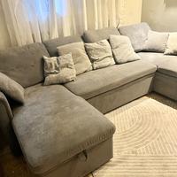 Divano con doppia chaise longue nuovo