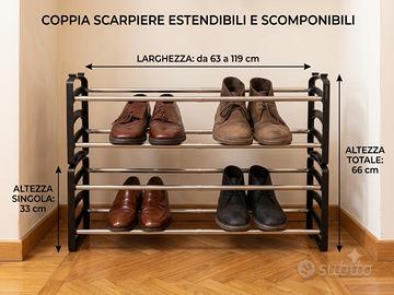 Scarpiera / Coppia di scarpiere estendibili