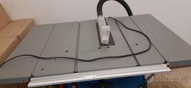 sega circolare con tavolo