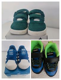 Stock 3 paia di scarpe bambino 