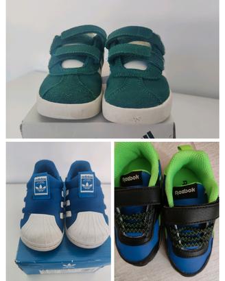 Stock 3 paia di scarpe bambino 