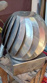 Aspiratore eolico in acciaio inox per camino