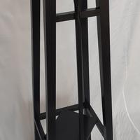 Portavasi in legno nero