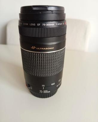 OBIETTIVO CANON EF 75-300 mm F.4-5,6 ULTRASONIC