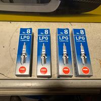 4 candele NGK 6806 LPG Laser Line
