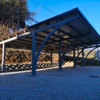 Carport auto su misura 
