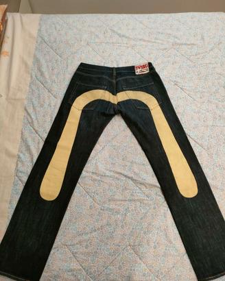 Jeans Evisu Blu size 38