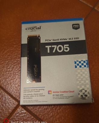 SSD 4TB CRUCIAL T705 Gen5 