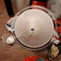 lampadario vetro + lampadina led