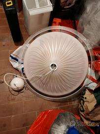 lampadario vetro + lampadina led