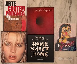 Lotto 5 Libri Arte Foto Banksy Teller Kapoor