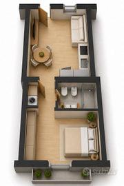 Appartamento di 45 m² con 2 locali a Milano